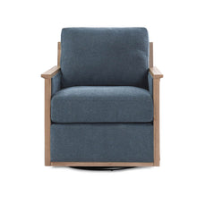 Load image into Gallery viewer, Normandy Swivel Accent Chair - Blue
