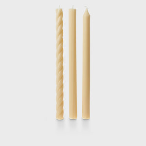 Assorted Candle Tapers 3-Pack - Unscented