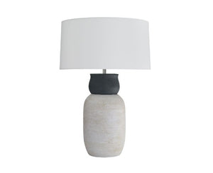 Ashley Table Lamp - Midnight & Whitewash Ceramic