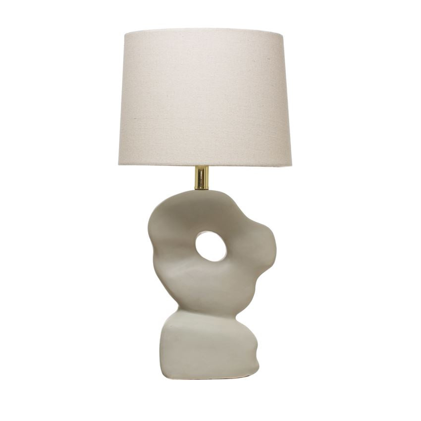 Charlize sculpted table lamp