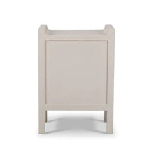 Load image into Gallery viewer, Felton Linen Wrapped Nightstand, Putty
