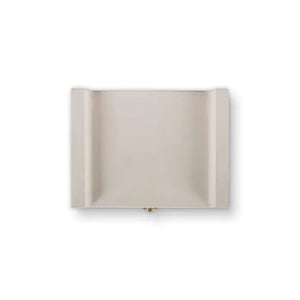 Felton Linen Wrapped Nightstand, Putty