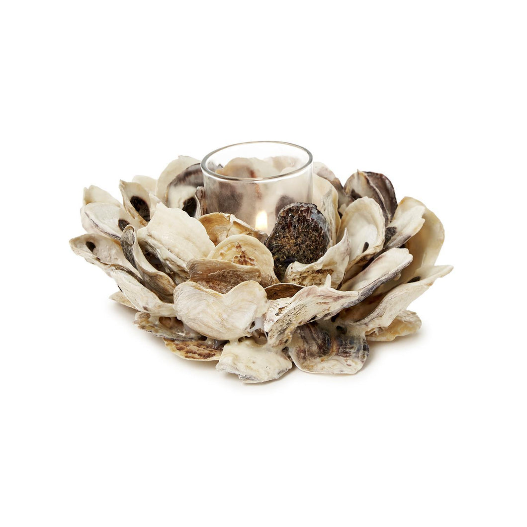 Oyster Hand-Crafted Votive / Tealight Candleholder