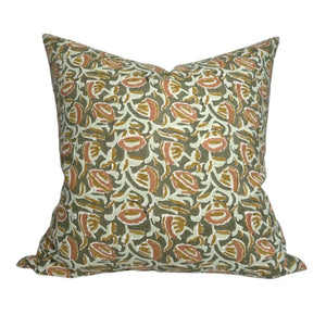 Costa Throw Pillow Cover, 22" Square
