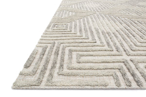 Ehren Rug, Grey/Silver, 7'9" x 9'9"