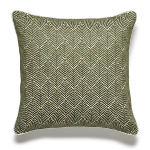 Harani Dot Throw Pillow Cover, Moss 20x20