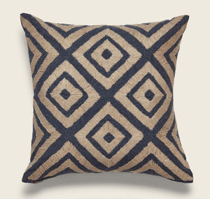 Harper Throw Pillow Cover, Blue, 22" x 22"