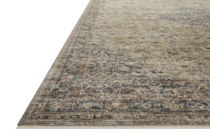 Heritage Rug, Sage/Navy, 9' x 12'