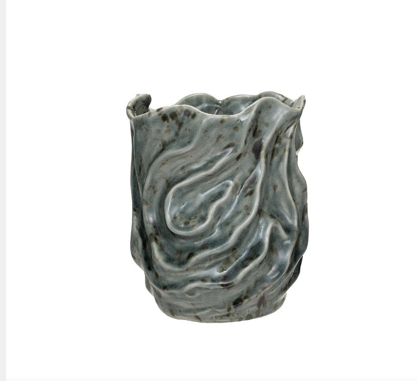Jardin Gris Stoneware Vase