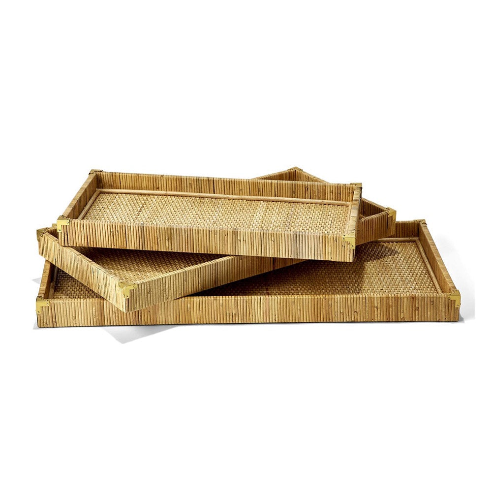 Dreamer rattan tray - small