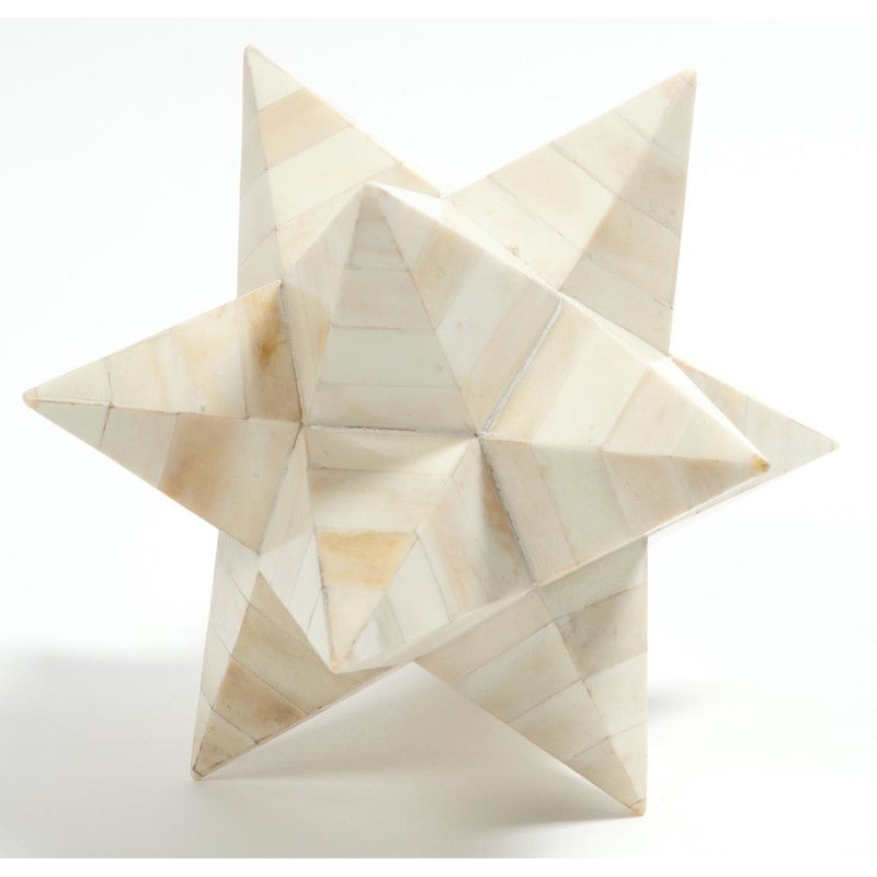 Stellated Dodecahedron White Bone