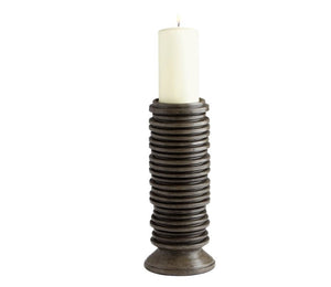 Newbury Black Candleholder Large