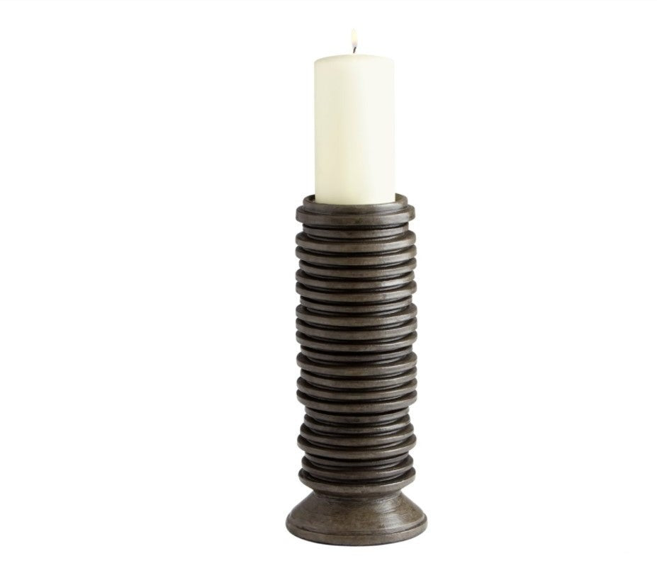 Newbury Black Candleholder Large
