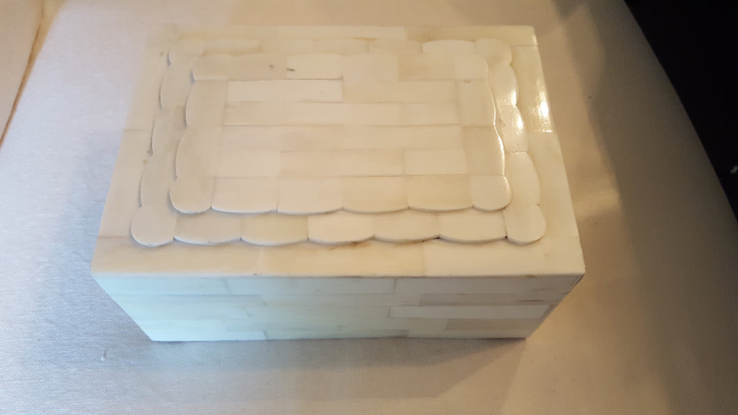 Layered Carved Bone Box