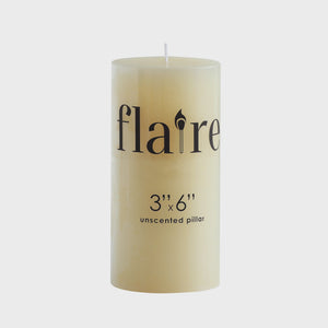 Pillar Candle 6 - Unscented