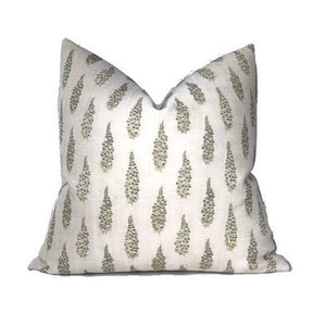 Holly Throw Pillow Cover, 22" square