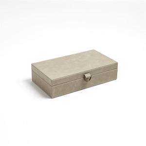 Leather Box, Light Grey