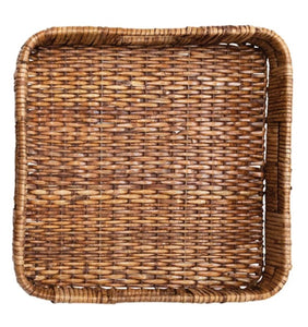 Hand Woven Rattan Tray, Large