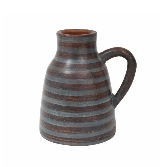 Ryte Striped Vase, One Handle