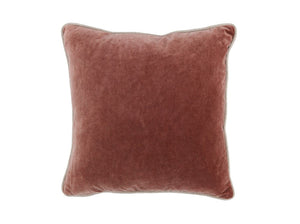 Auburn Velvet Throw Pillow - 18 x 18