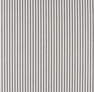 French Ticking Indigo Throw Pillow Cover - 23x23