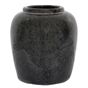 Stoneware Vase, Medium, Light Grey