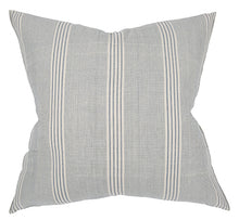 Load image into Gallery viewer, Cushion cover w button closure 24&quot;x24&quot; Off white / Grey
