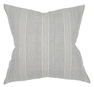 Cushion cover w button closure 24"x24" Off white / Grey