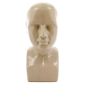 Phrenology Head Ceramic Lrg White