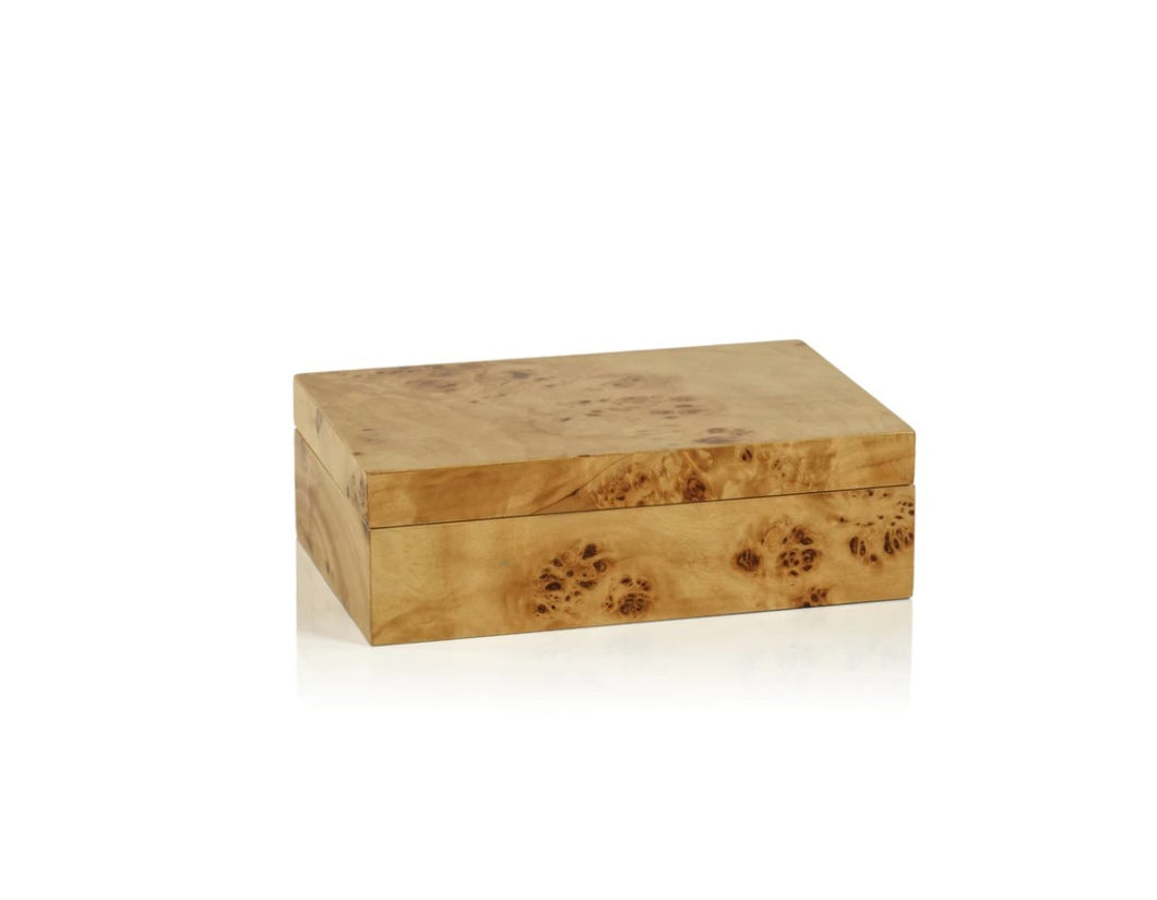 Burl Wood Box, Small