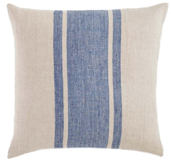 Maxwell Linen Blue Decorative Pillow