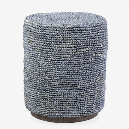 Surfside Round Ottoman/Table Gray